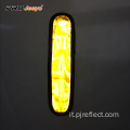 Braccialetto riflettente elastico in PVC con sicurezza a LED in PVC